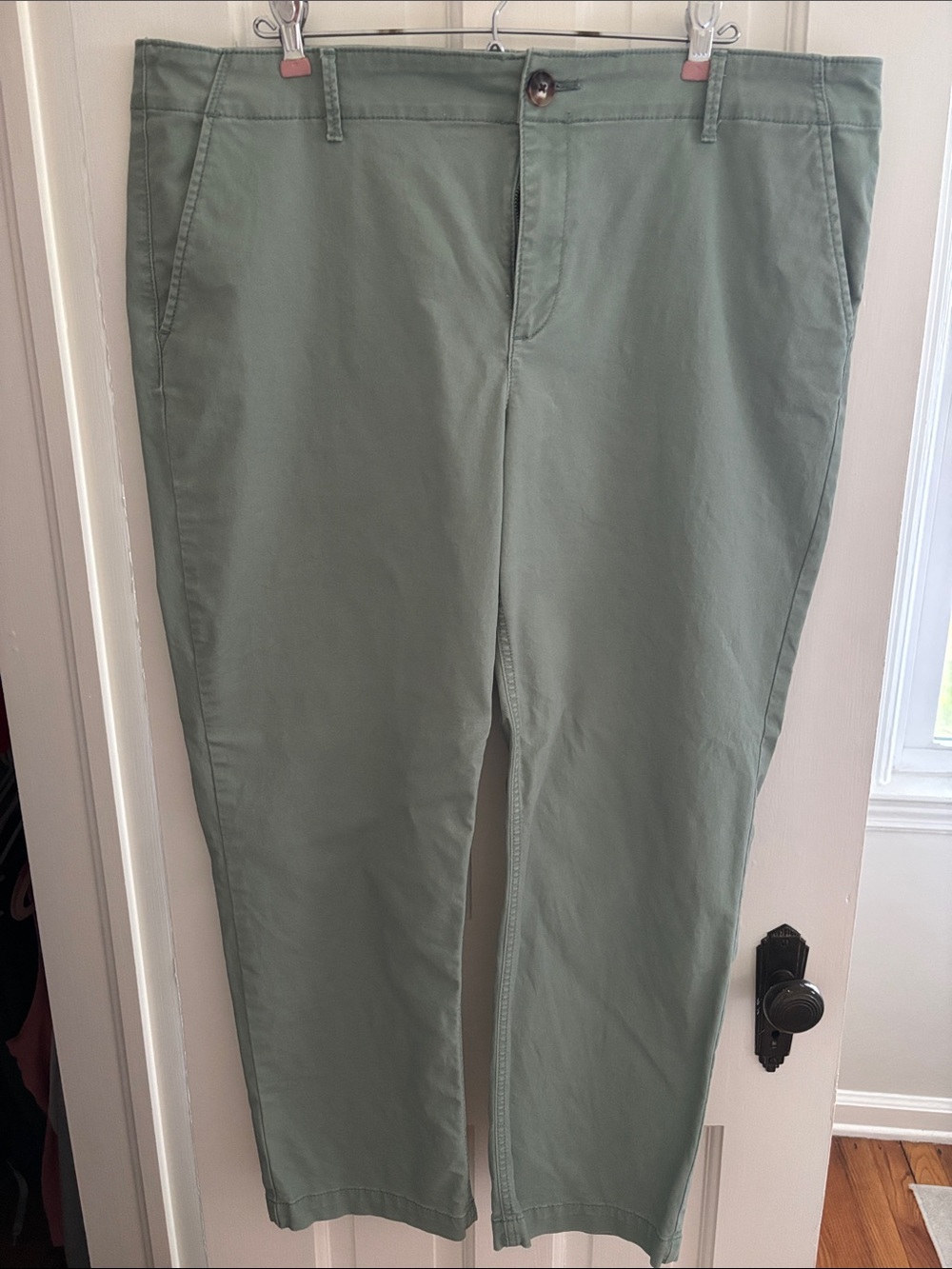 LOFT Women's Sage Green Chinos